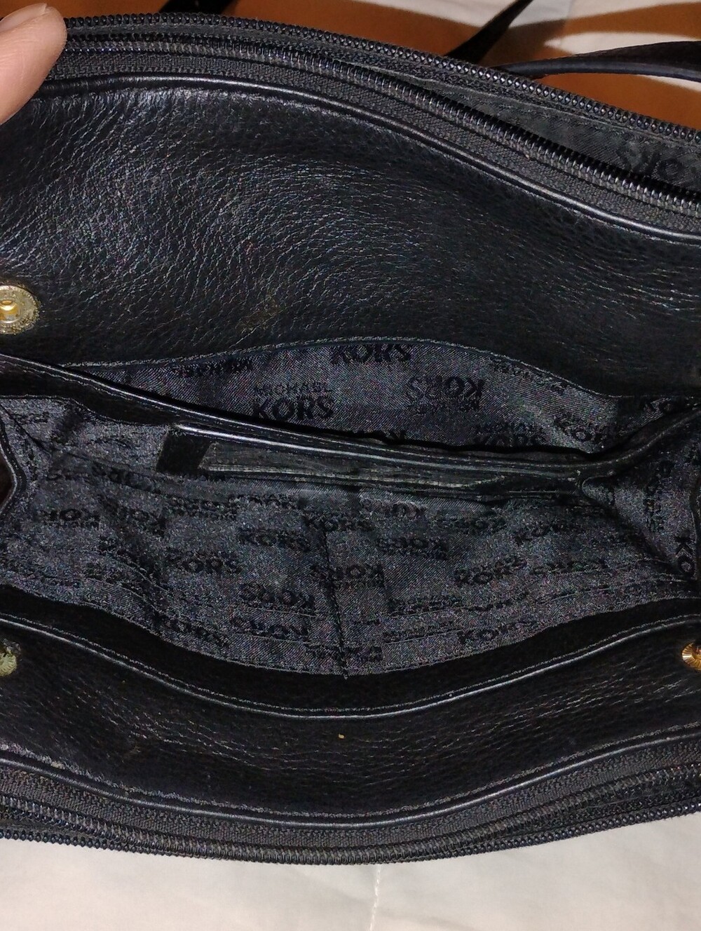 Mk Black Fulton Crossbody Bag With Built In Wallet - Picture 6 of 14